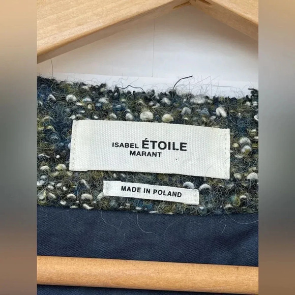 ETOILE ISABEL MARANT Orson Single-Button Tweed Jacket size 40/8 - Picture 11 of 17